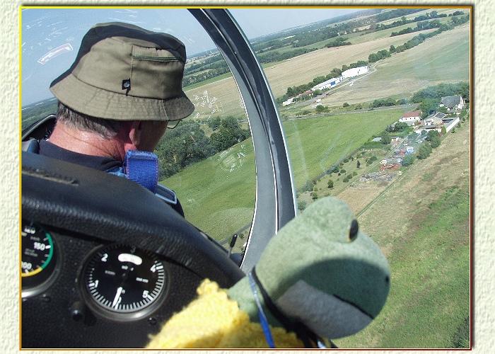 Zu schnell ist die Zeit vergangen, schade.  Fertigmachen zur Landung !