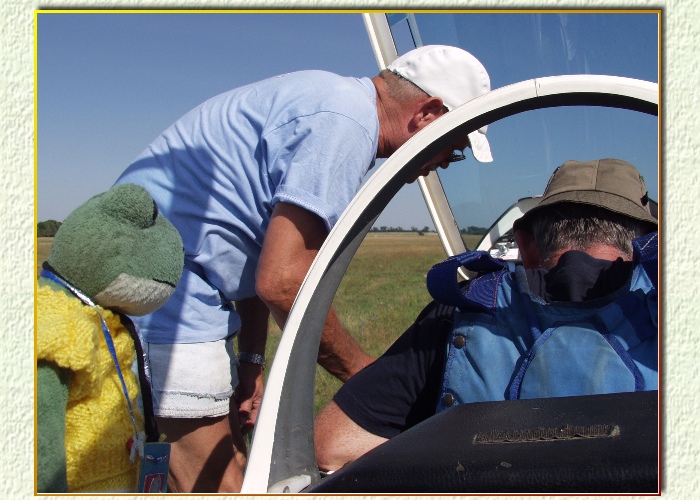 "Ein Gl&uuml;ck, der Pilot scheint ja mitzufliegen", denkt sich Kurti