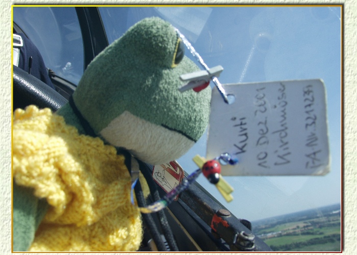 Achtung ,Kurti !!! Rasanter Start und kurze Zeit schwerelos,zumindest der Ausweis