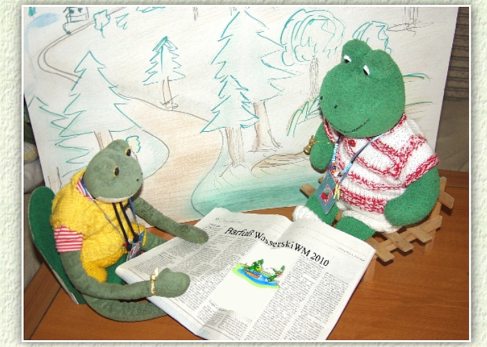 Kurti und Mondi bereiten sich auf die WM 2010 im Barfu&szlig;-Wasserski vor