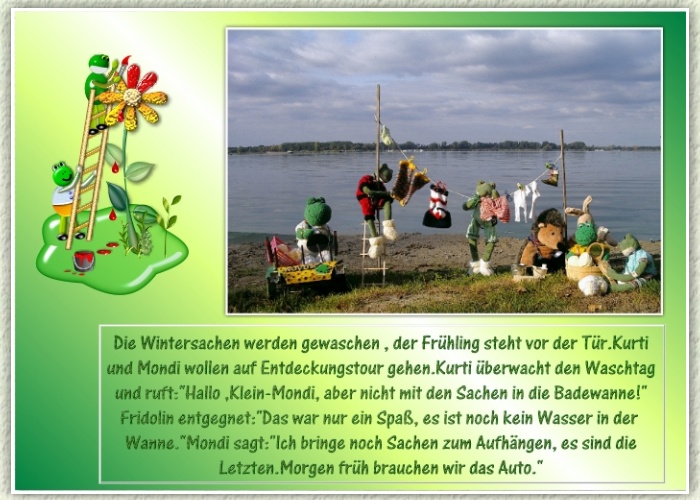 Waschtag bei Fam.Frosch