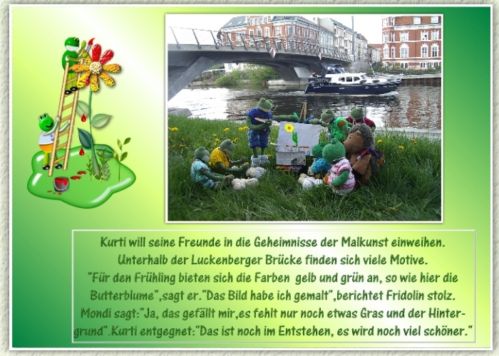 Malen an der Luckenberger Br&uuml;cke