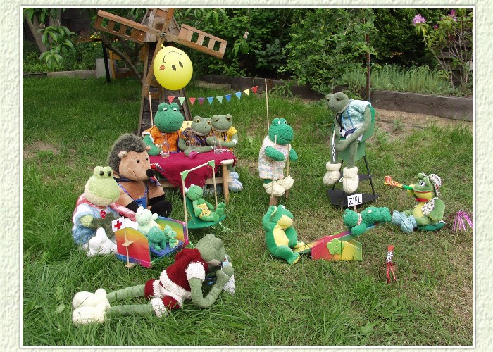 Fr&ouml;hliches Treiben an der "Alten M&uuml;hle"