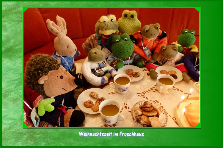 Auch Tommi, der Reporter der TEICH-NACHRICHTEN ist der Einladung von Kurti und Mondi gefolgt:"Auch von mir die herzlichsten Gl&uuml;ckw&uuml;nsche!" Kurti ergreift das Wort:"Jetzt ist genug geredet, nun wird gegessen und getrunken, guten Appetit !"