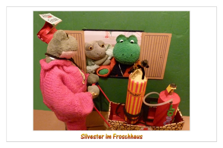 Berti fragt besorgt: "Kann denn beim Transport nichts passieren?" Richi: "Ich habe den Feuerl&ouml;scher mit und meinen Helm aufgesetzt , die Z&uuml;ndschnur an der Rakete ist noch nicht angeschlossen. Der Transport ist sicher, keine Angst."