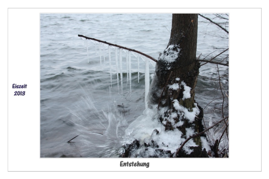 Entstehung der Eiszapfen