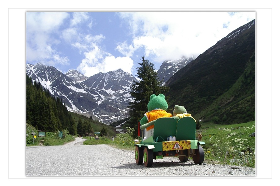 "Hier im Tal ist es wunderbar, die Sonne scheint und die Blumen bl&uuml;hen. Auf dem Berg war neblig und kalt", meint Mondi zu Kurti. "Wir werden f&uuml;r morgen gleich einen Ausflug planen, das sch&ouml;ne Wetter m&uuml;ssen wir nutzen", entscheidet Kurti.