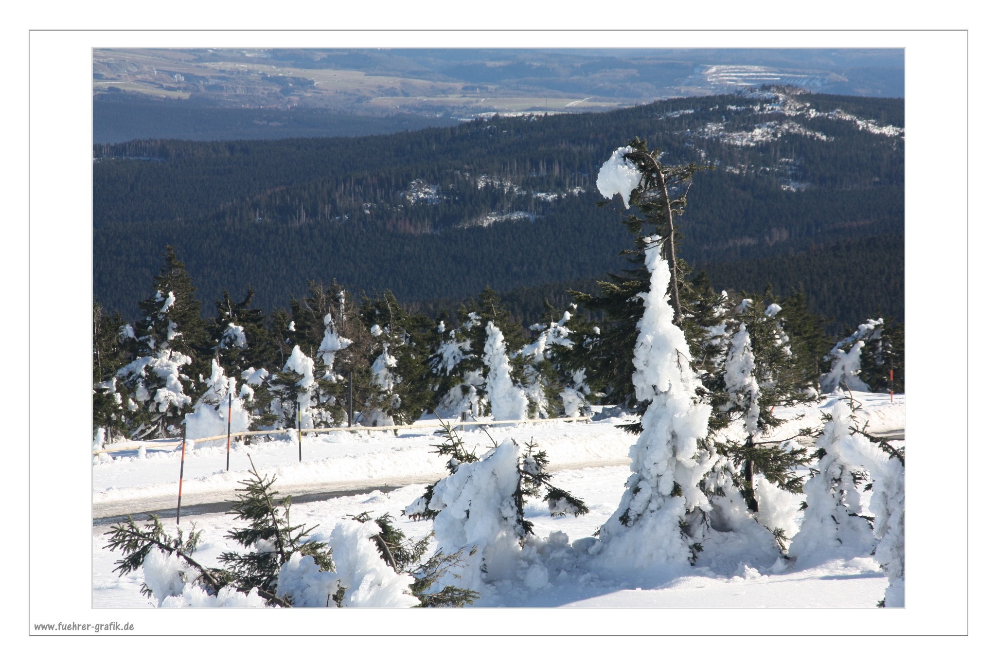 Winterlandschaft am Brocken